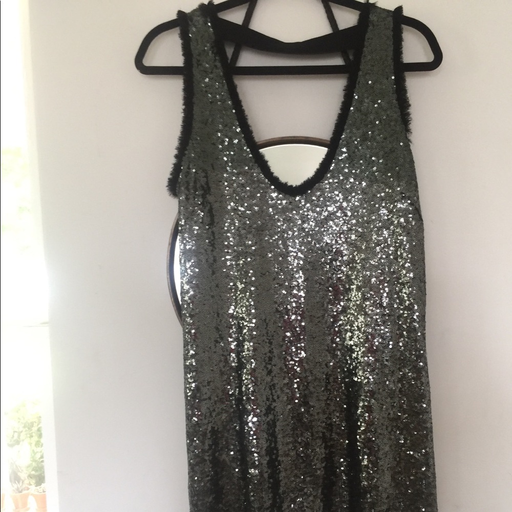 Zara sequin dress